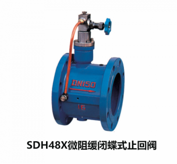 SDH48X微阻緩閉蝶式止回閥